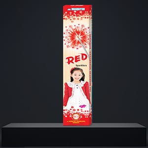 12 CM RED SPARKELS (5 BOX)